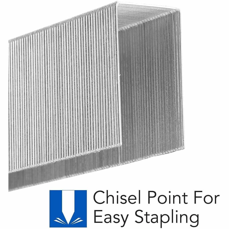 S.F. 13 Heavy-Duty Staples, 0.94" Leg, 0.5" Crown, Steel, 1,000/Box