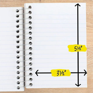 Mead Five Star Fat Lil' Wirebound Notebook - 200 Pages - Plain - Coilock - 4" x 5 1/2" - AssortedPoly Cover - Perforated, Durable Cover, Easy Tear - 1 Each