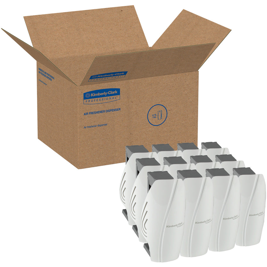 Kimberly-Clark Continuous Air Freshener Dispenser - 60 Day Refill Life - 1 Each - White - 