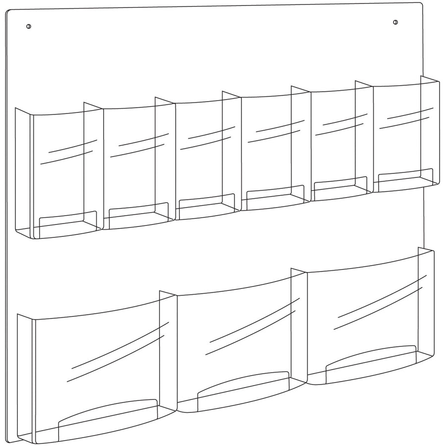 Rack,Display Clear 6 Pam - 3