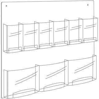 Rack,Display Clear 6 Pam - 3