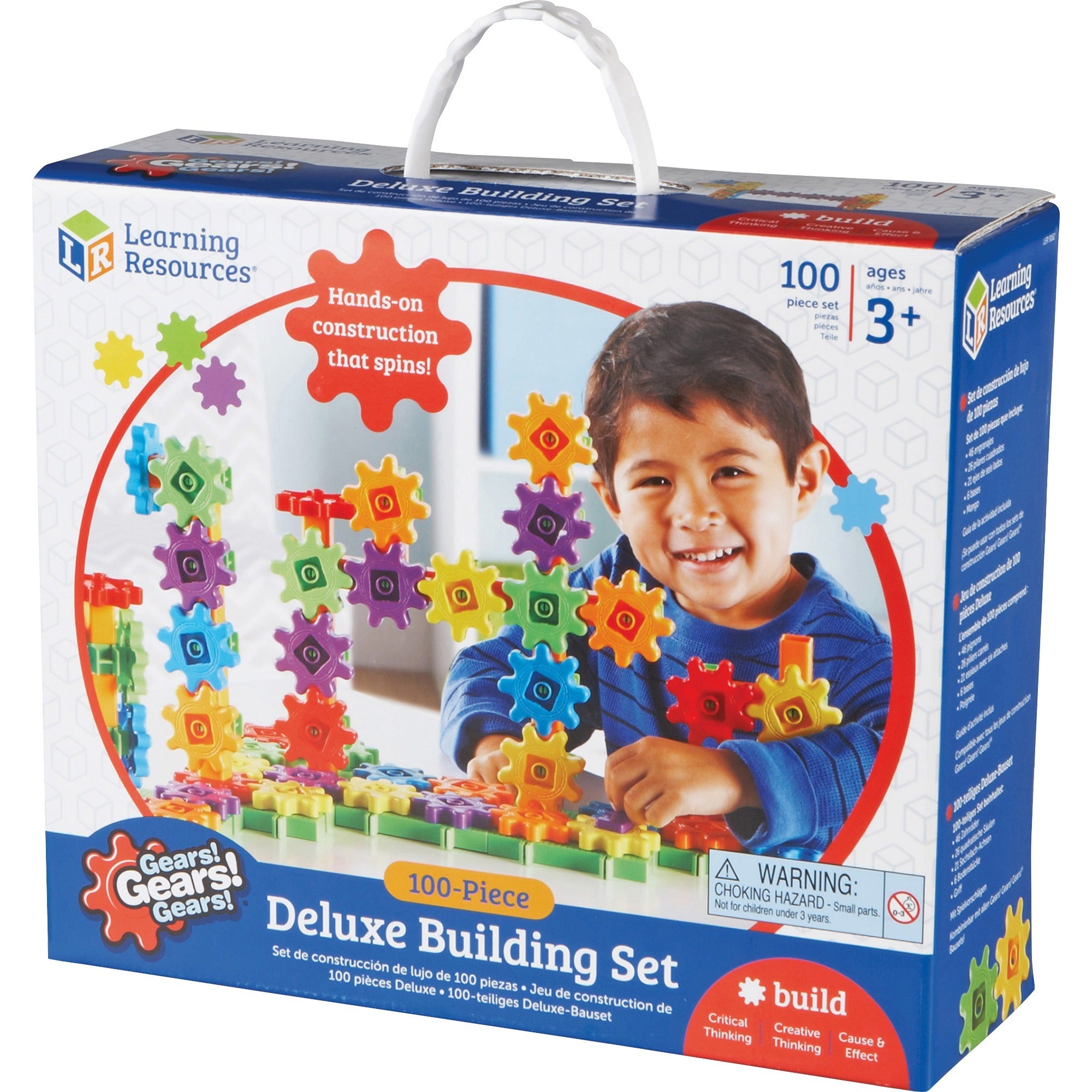 Gears!Gears!Gears! Beginner's Building Set - Theme/Subject: Learning - Skill Learning: Early Skill Development - 3-10 Year - 95 Pieces - 