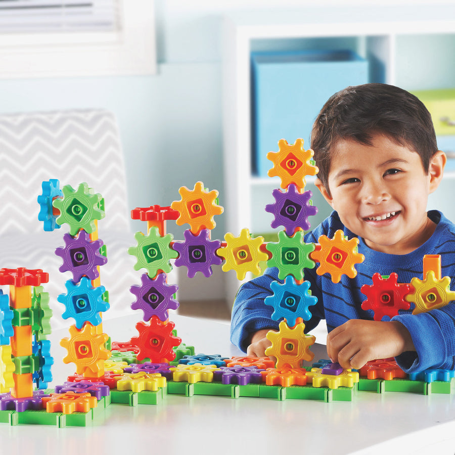 Gears!Gears!Gears! Beginner's Building Set - Theme/Subject: Learning - Skill Learning: Early Skill Development - 3-10 Year - 95 Pieces - 