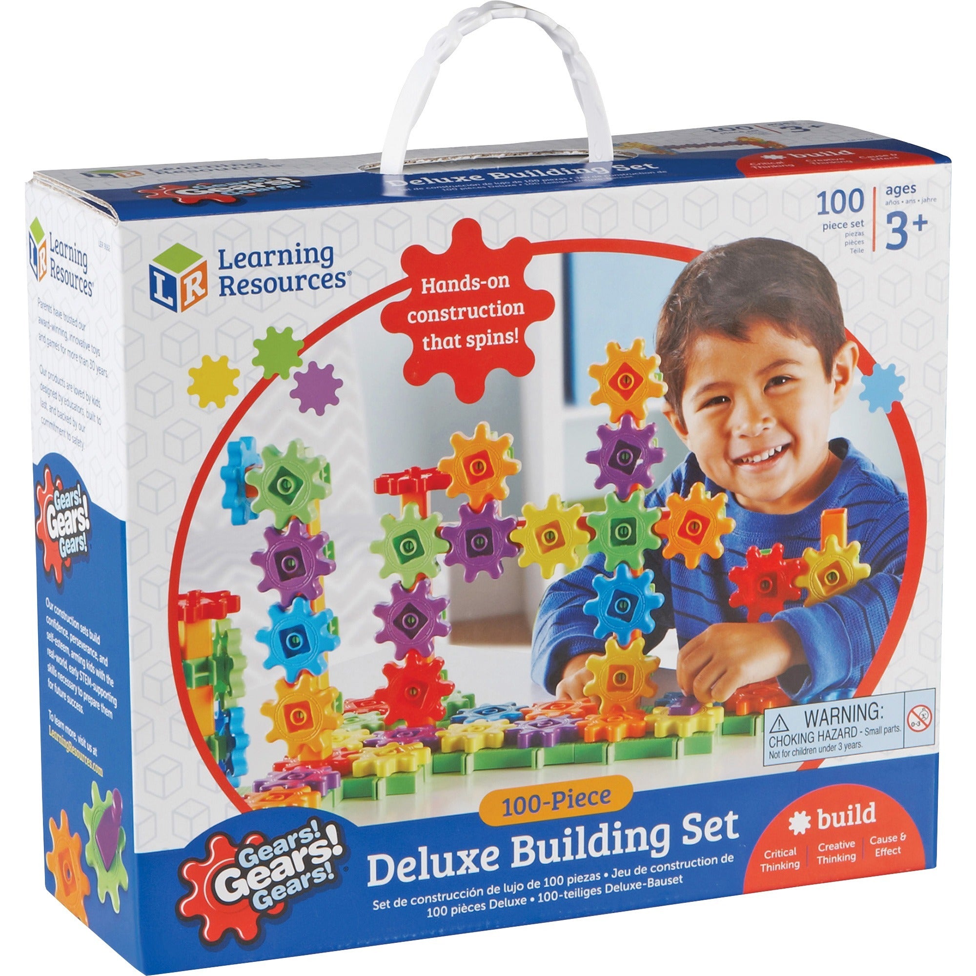 Gears!Gears!Gears! Beginner's Building Set - Theme/Subject: Learning - Skill Learning: Early Skill Development - 3-10 Year - 95 Pieces - 
