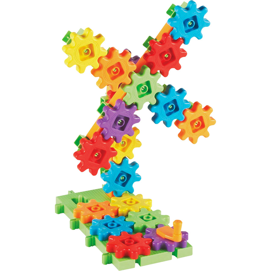 Gears!Gears!Gears! Beginner's Building Set - Theme/Subject: Learning - Skill Learning: Early Skill Development - 3-10 Year - 95 Pieces - 