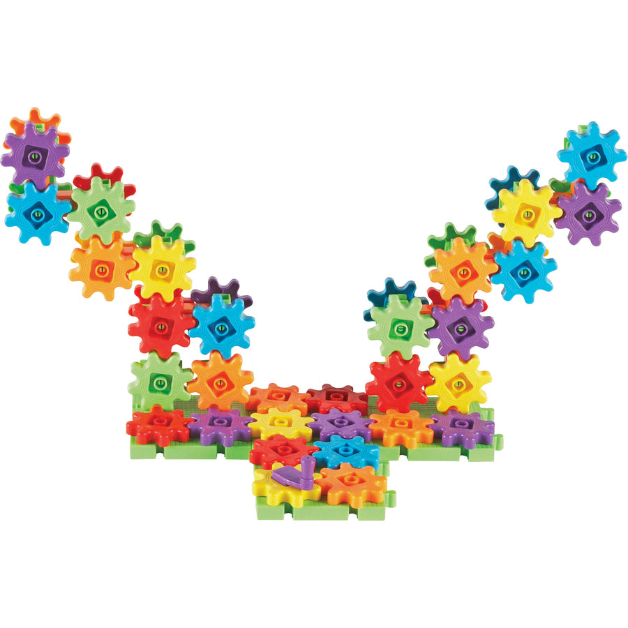 Gears!Gears!Gears! Beginner's Building Set - Theme/Subject: Learning - Skill Learning: Early Skill Development - 3-10 Year - 95 Pieces - 