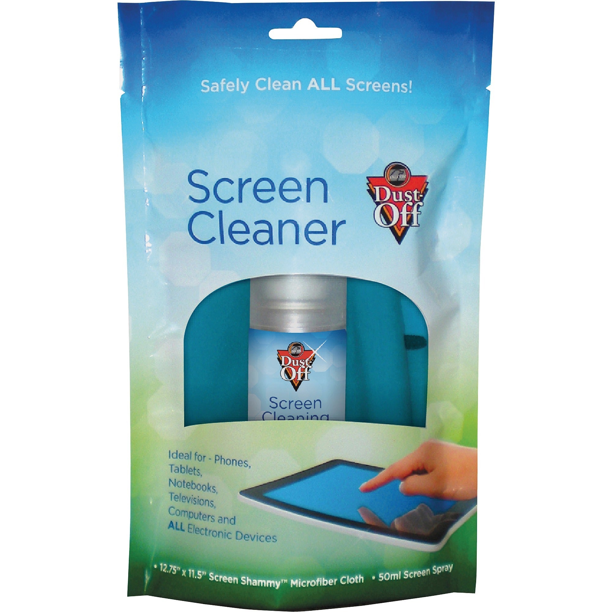 Laptop Computer Cleaning Kit, 50 mL Spray/Microfiber Cloth