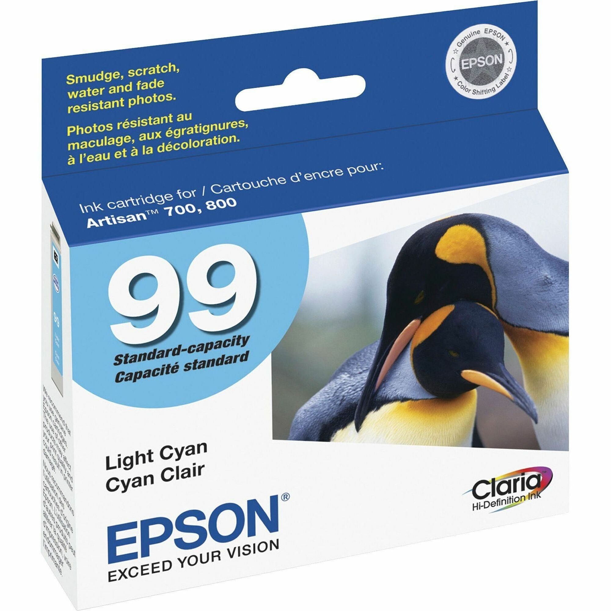 T099520-S (99) Claria Ink, 450 Page-Yield, Light Cyan