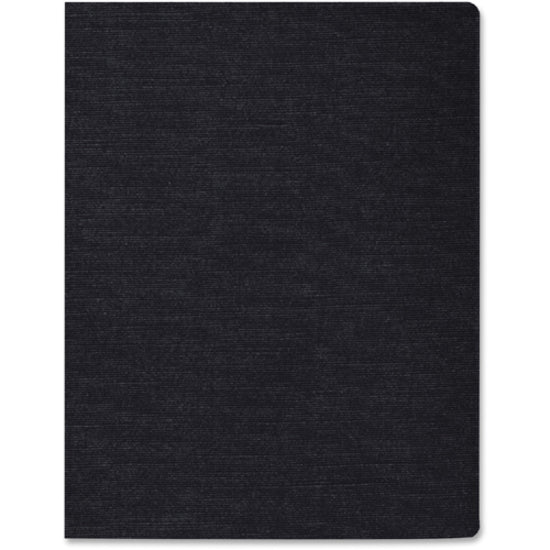 Fellowes Expressions Linen Presentation Covers - 11" Height x 8.5" Width x 0.1" Depth - For Letter 8 1/2" x 11" Sheet - Rectangular - Black - Linen - 200 / Pack - 