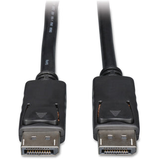 DisplayPort Cable with Latches (M/M), 6 ft, Black