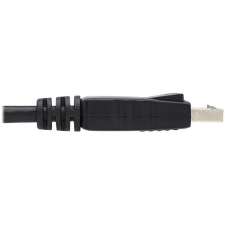 DisplayPort Cable with Latches (M/M), 6 ft, Black