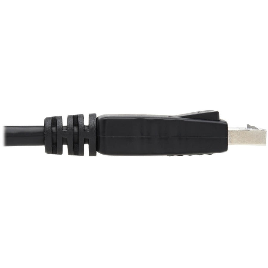DisplayPort to DisplayPort Cable 4K with Latches, 10 ft, Black