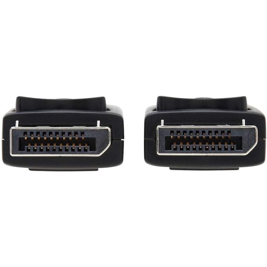 DisplayPort to DisplayPort Cable 4K with Latches, 10 ft, Black