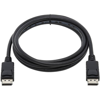 DisplayPort to DisplayPort Cable 4K with Latches, 10 ft, Black
