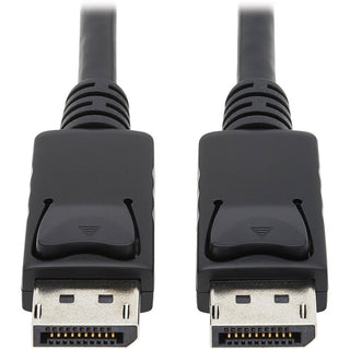 DisplayPort to DisplayPort Cable 4K with Latches, 10 ft, Black