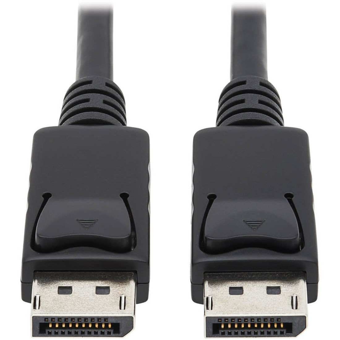 DisplayPort to DisplayPort Cable 4K with Latches, 10 ft, Black