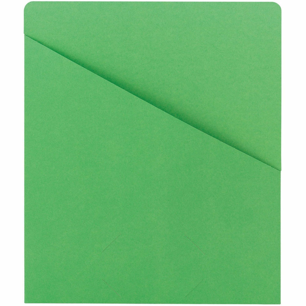 File Jackets, Letter Size, Green, 25/Pack