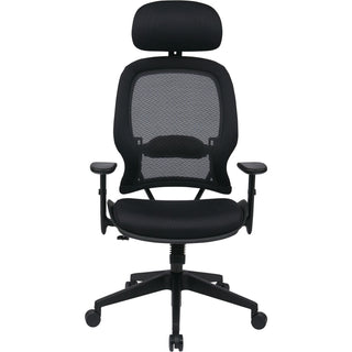 office-star-professional-air-grid-chair-with-adjustable-headrest-mesh-seat-5-star-base-black-1-each_osp55403 - 2