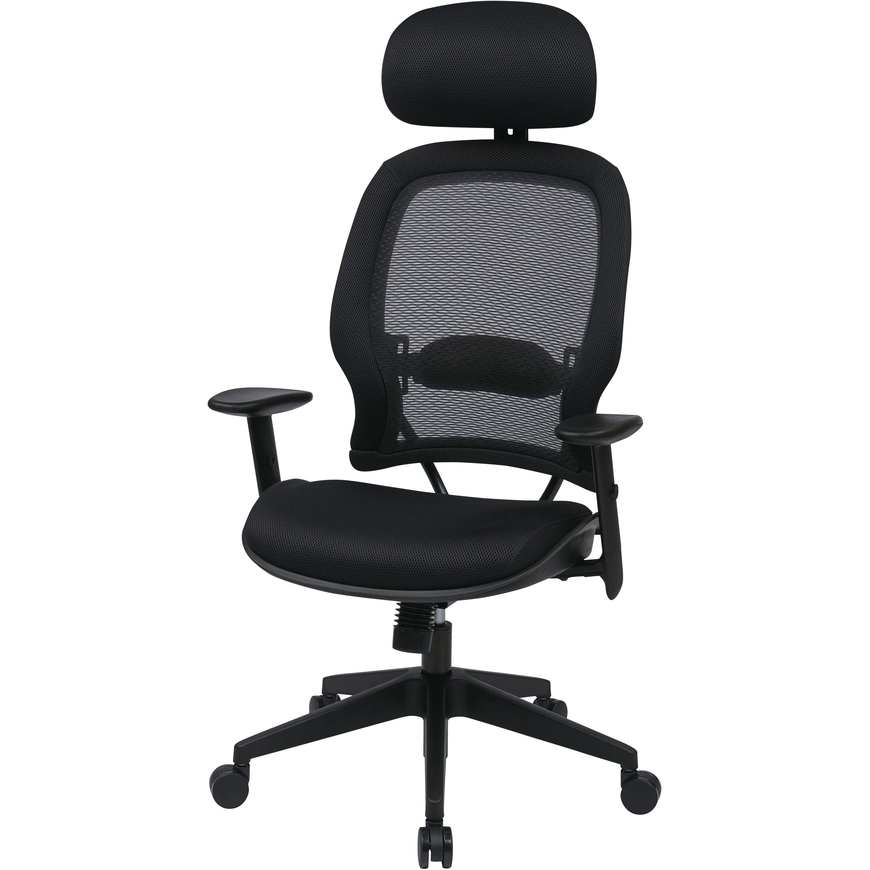 office-star-professional-air-grid-chair-with-adjustable-headrest-mesh-seat-5-star-base-black-1-each_osp55403 - 3