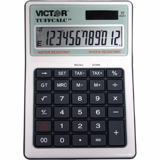 TUFFCALC Desktop Calculator, 12-Digit LCD