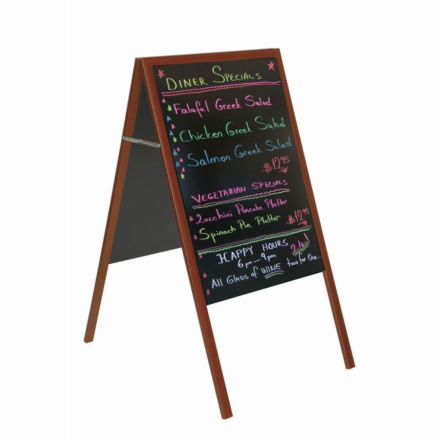 MasterVision Wet-Erase Display Board - 21"W x 32"H
