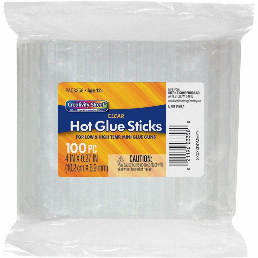 creativity-street-5-16-dual-temperature-glue-sticks-4-oz-100-pack-clear_pac3358 - 1