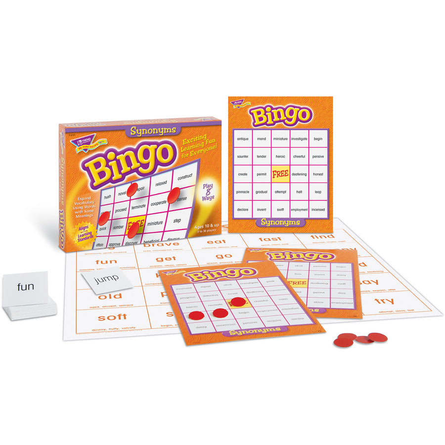 Trend Synonyms Bingo Game - Theme/Subject: Learning - Skill Learning: Language - 9-13 Year - 