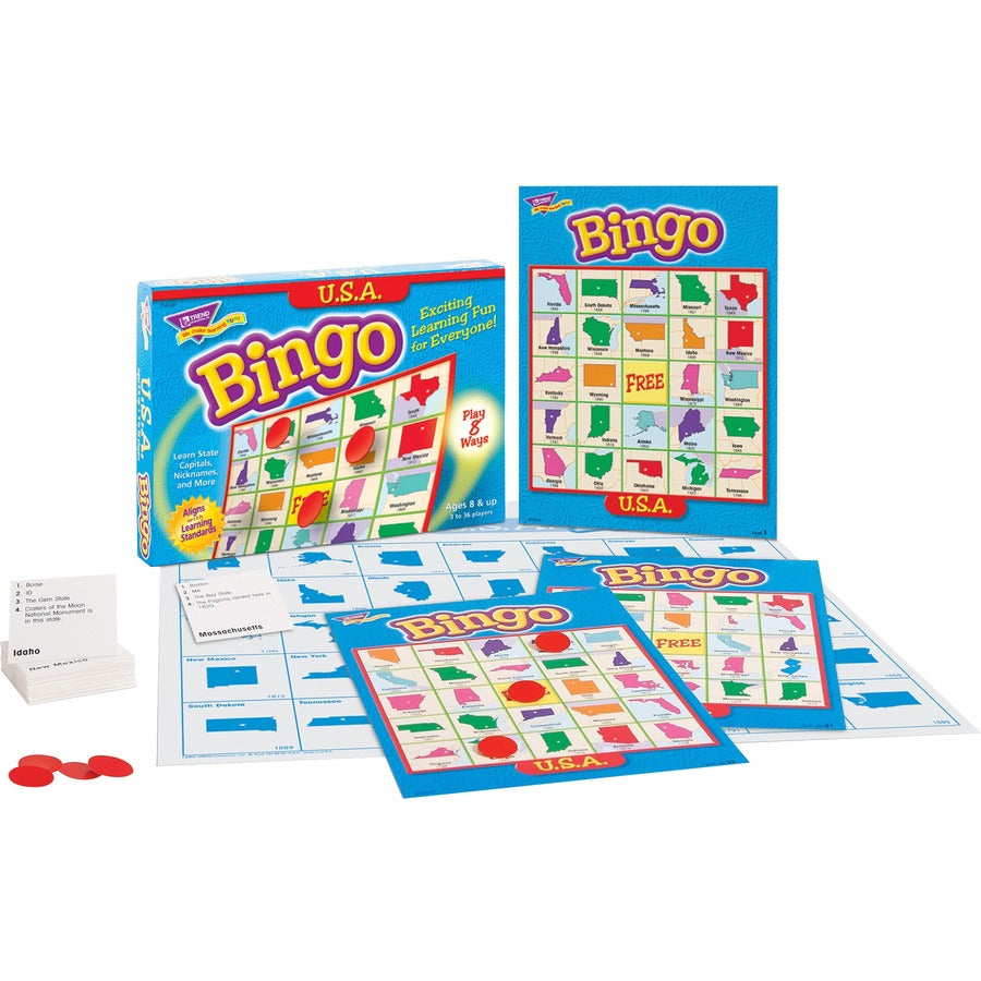 Trend U.S.A. Bingo Game - 8-13 Year - 