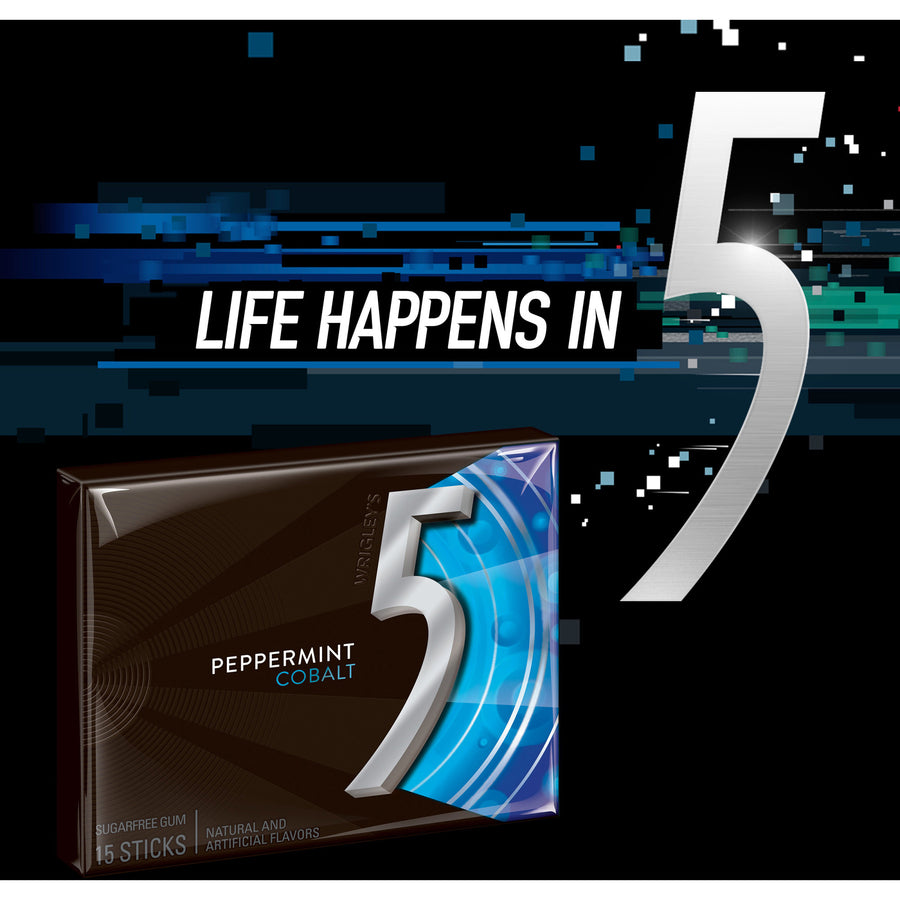 5-gum-cobalt-5-peppermint-sugar-free-gum-peppermint-individually-wrapped-10-box_mrs21265 - 5