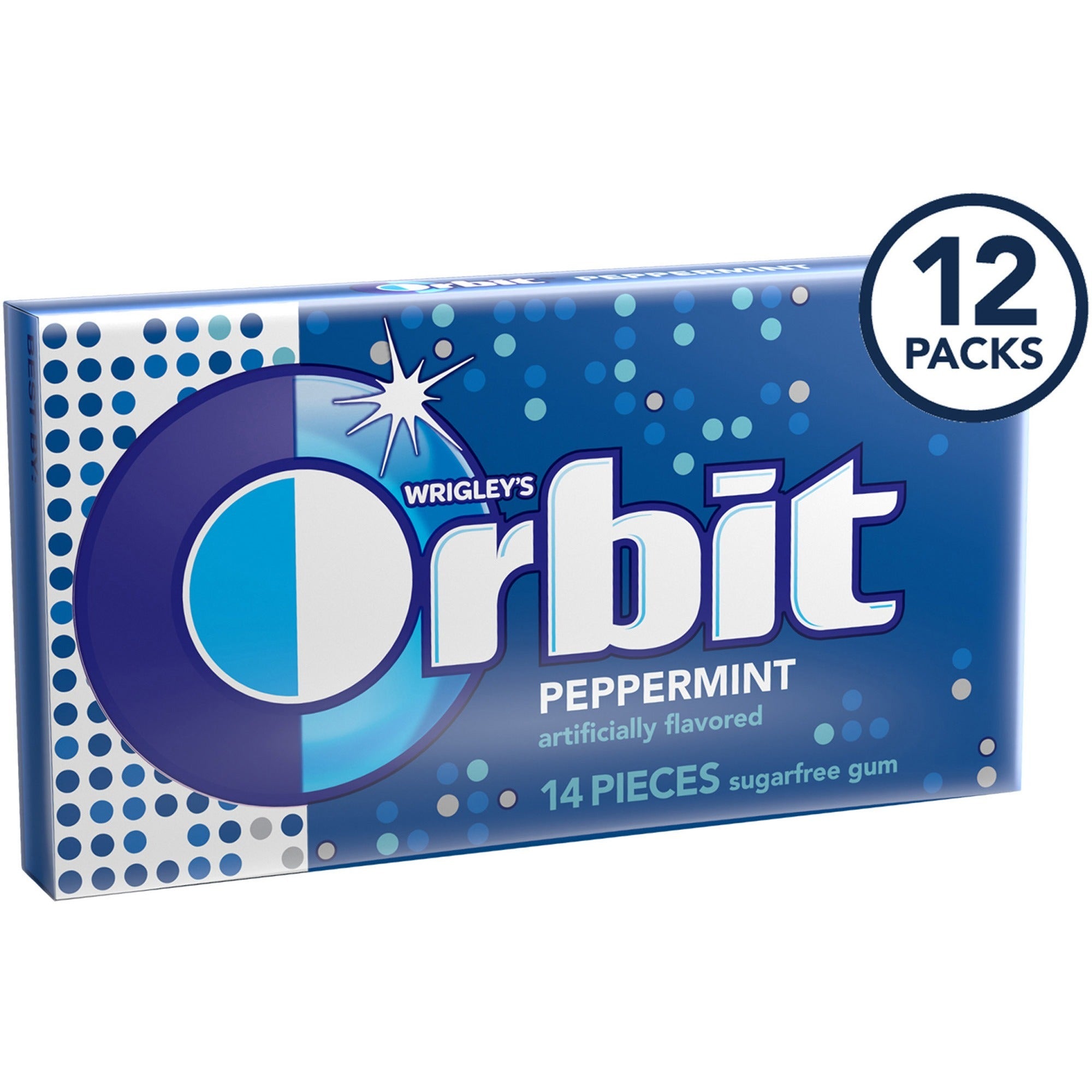 orbit-peppermint-sugarfree-gum-12-packs-peppermint-individually-wrapped-12-box_mrs21486 - 2