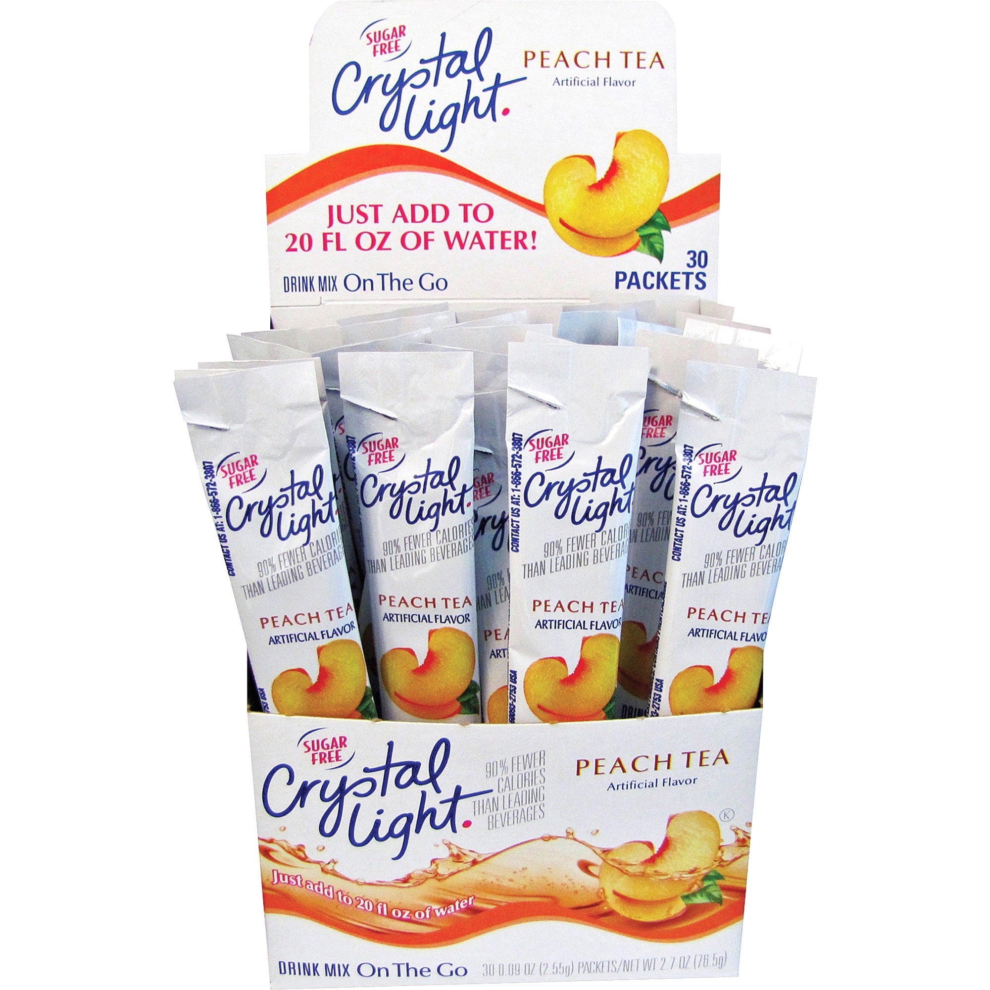 Crystal Light On The Go Mix Sticks, Sold as 1 Box, 30 Each per Box - 1