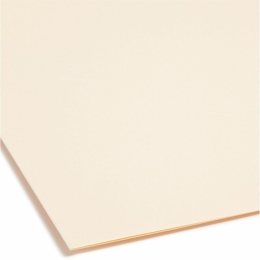 SuperTab Reinforced Guide Height Fastener Folders, 11-pt Manila, 0.75" Expansion, 2 Fasteners, Legal Size, Manila, 50/Box