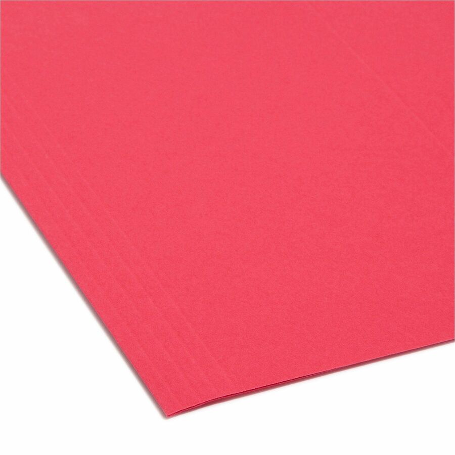 FasTab Hanging Folders, Letter Size, 1/3-Cut Tabs, Red, 20/Box
