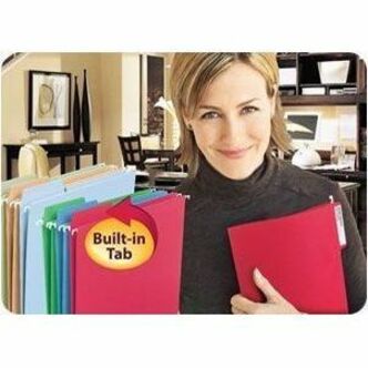 FasTab Hanging Folders, Letter Size, 1/3-Cut Tabs, Blue, 20/Box