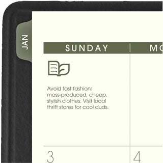 At-A-Glance Recycled Appointment Book Planner - Large Size - Julian Dates - Weekly, Monthly - 1 Year - January 2024 - December 2024 - 7:00 AM to 8:45 PM - Quarter-hourly, 7:00 AM to 5:30 PM - Quarter-hourly - 1 Week, 1 Month Double Page Layout - 8 1/