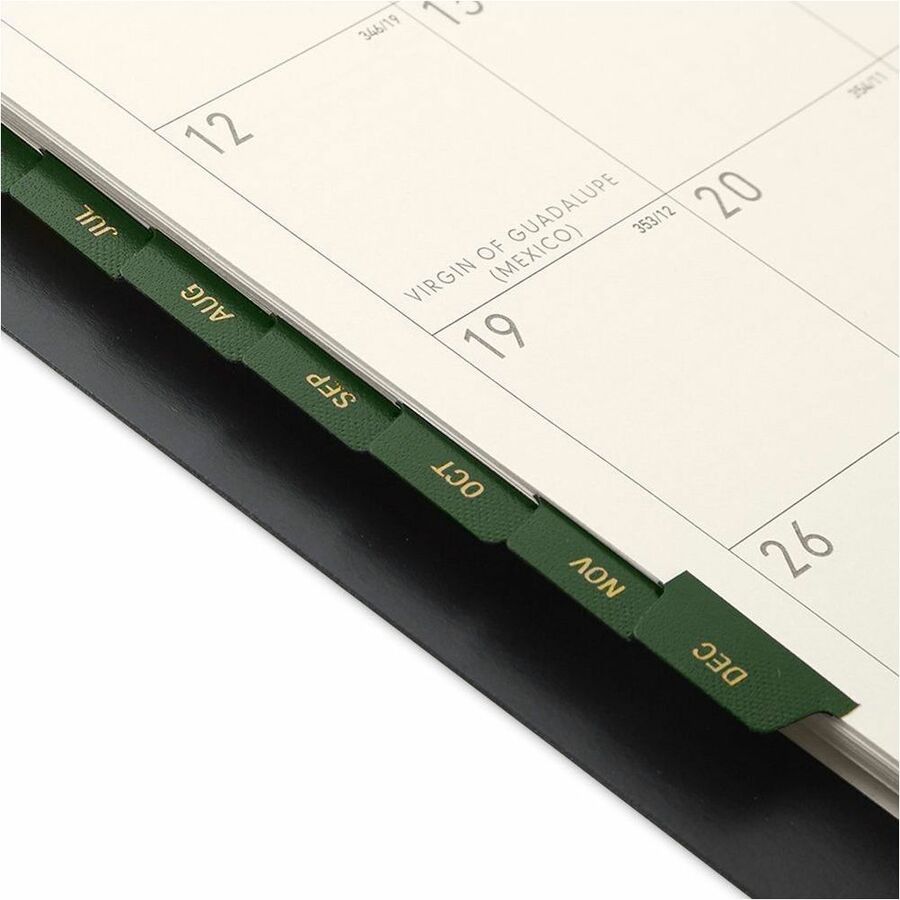 At-A-Glance Recycled Appointment Book Planner - Large Size - Julian Dates - Weekly, Monthly - 1 Year - January 2024 - December 2024 - 7:00 AM to 8:45 PM - Quarter-hourly, 7:00 AM to 5:30 PM - Quarter-hourly - 1 Week, 1 Month Double Page Layout - 8 1/ - 