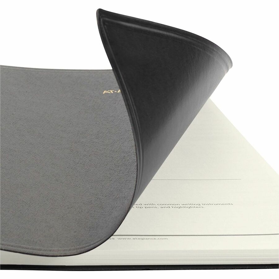 At-A-Glance Recycled Appointment Book Planner - Large Size - Julian Dates - Weekly, Monthly - 1 Year - January 2024 - December 2024 - 7:00 AM to 8:45 PM - Quarter-hourly, 7:00 AM to 5:30 PM - Quarter-hourly - 1 Week, 1 Month Double Page Layout - 8 1/