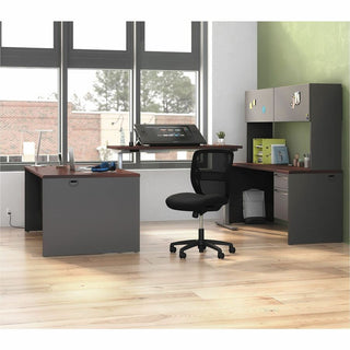 HON 38000 H38210 Bridge - 48" x 24"29.5" - Waterfall Edge - Finish: Charcoal