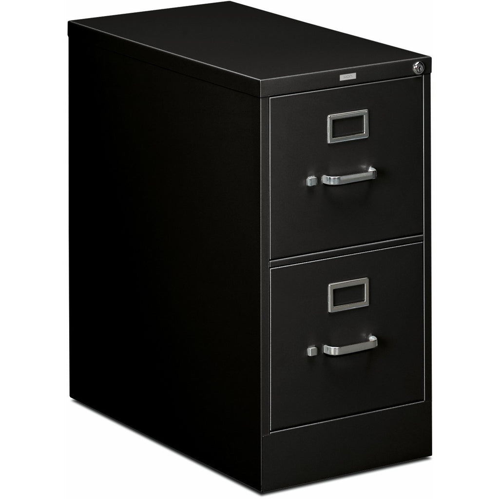 310 Series Vertical File, 2 Letter-Size File Drawers, Black, 15" x 26.5" x 29