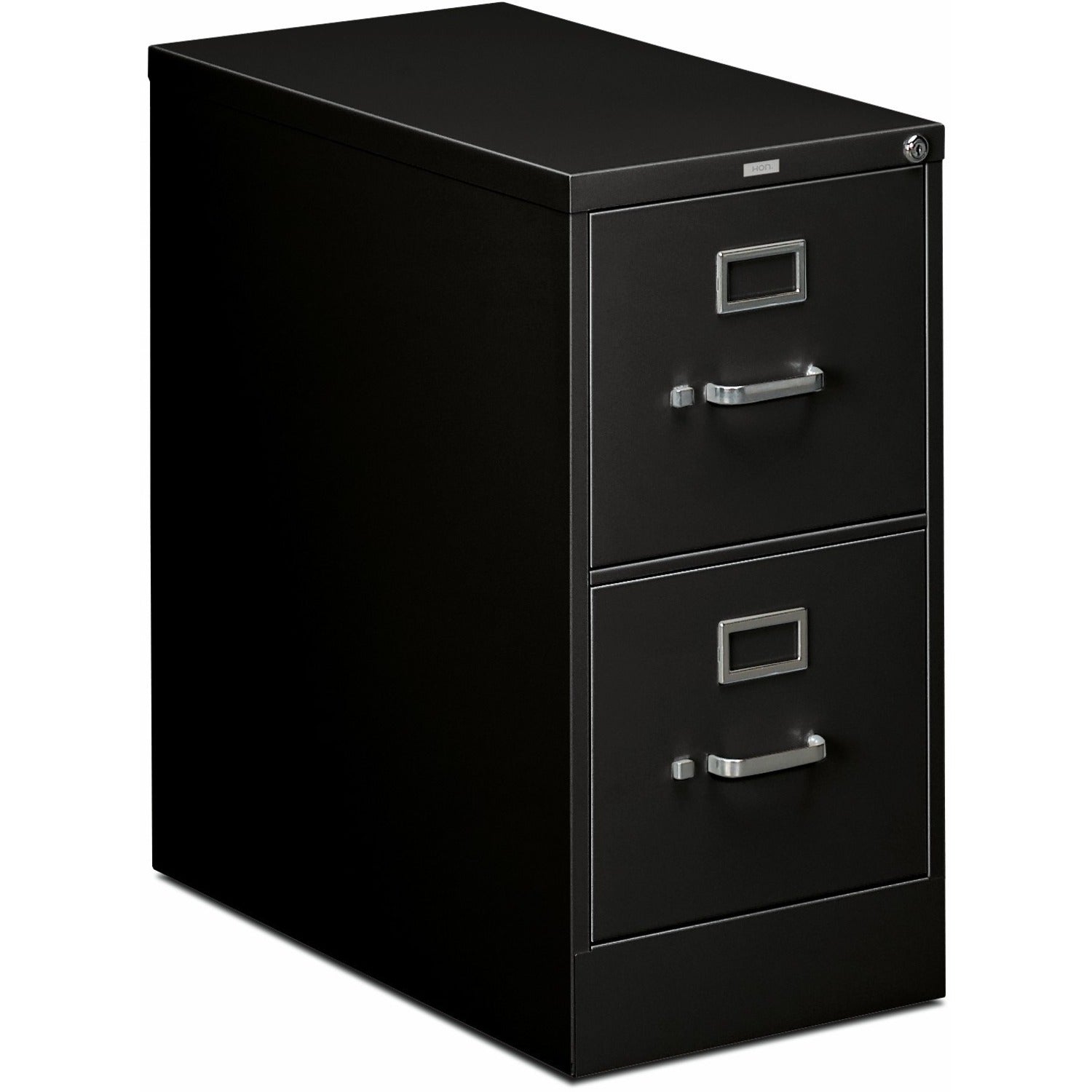 310 Series Vertical File, 2 Letter-Size File Drawers, Black, 15" x 26.5" x 29
