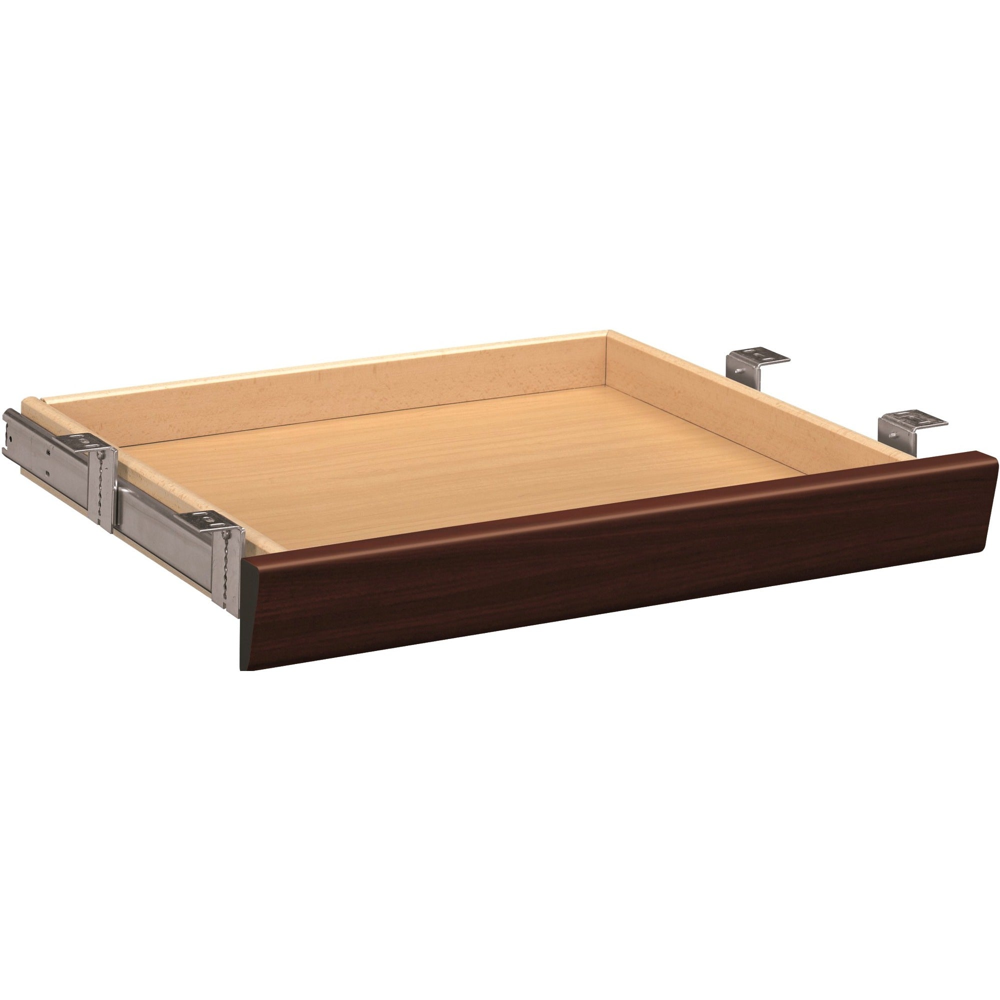 Laminate Angled Center Drawer, 22w x 15.38d x 2.5h, Mahogany