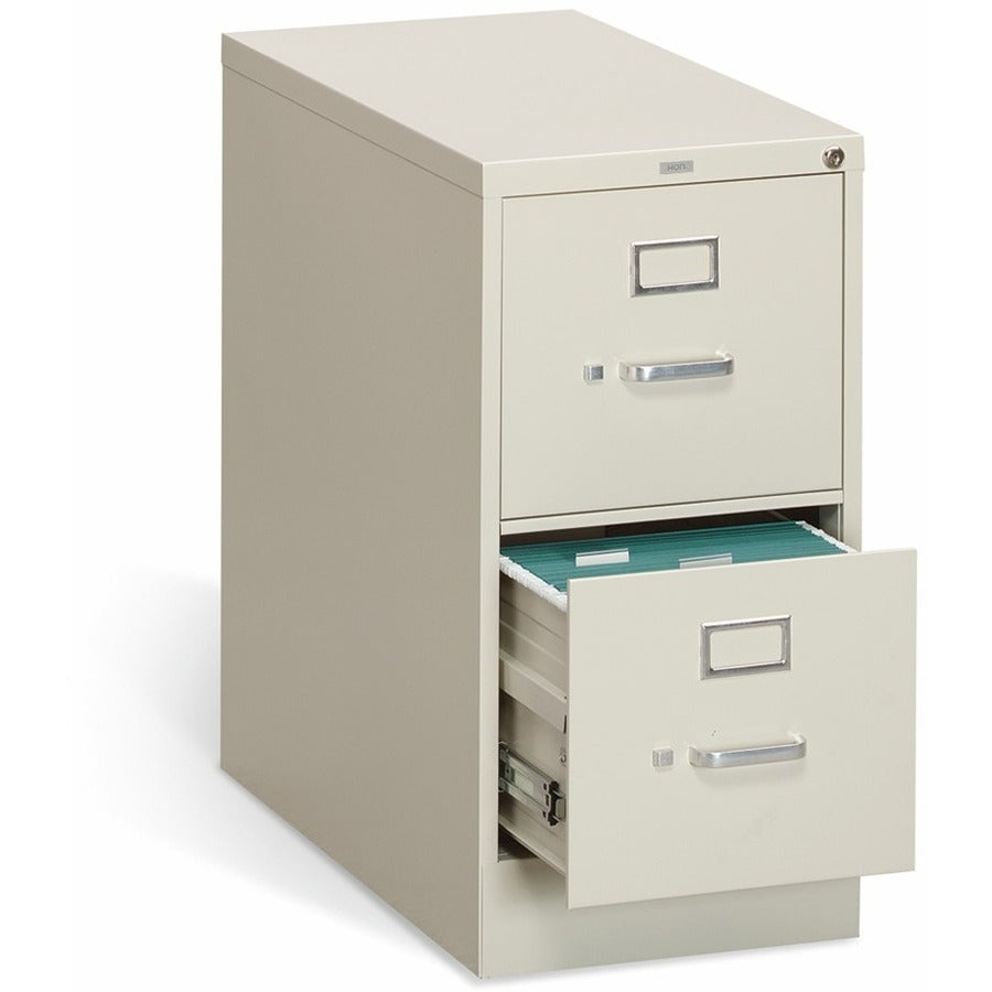 310 Series Vertical File, 2 Letter-Size File Drawers, Putty, 15" x 26.5" x 29