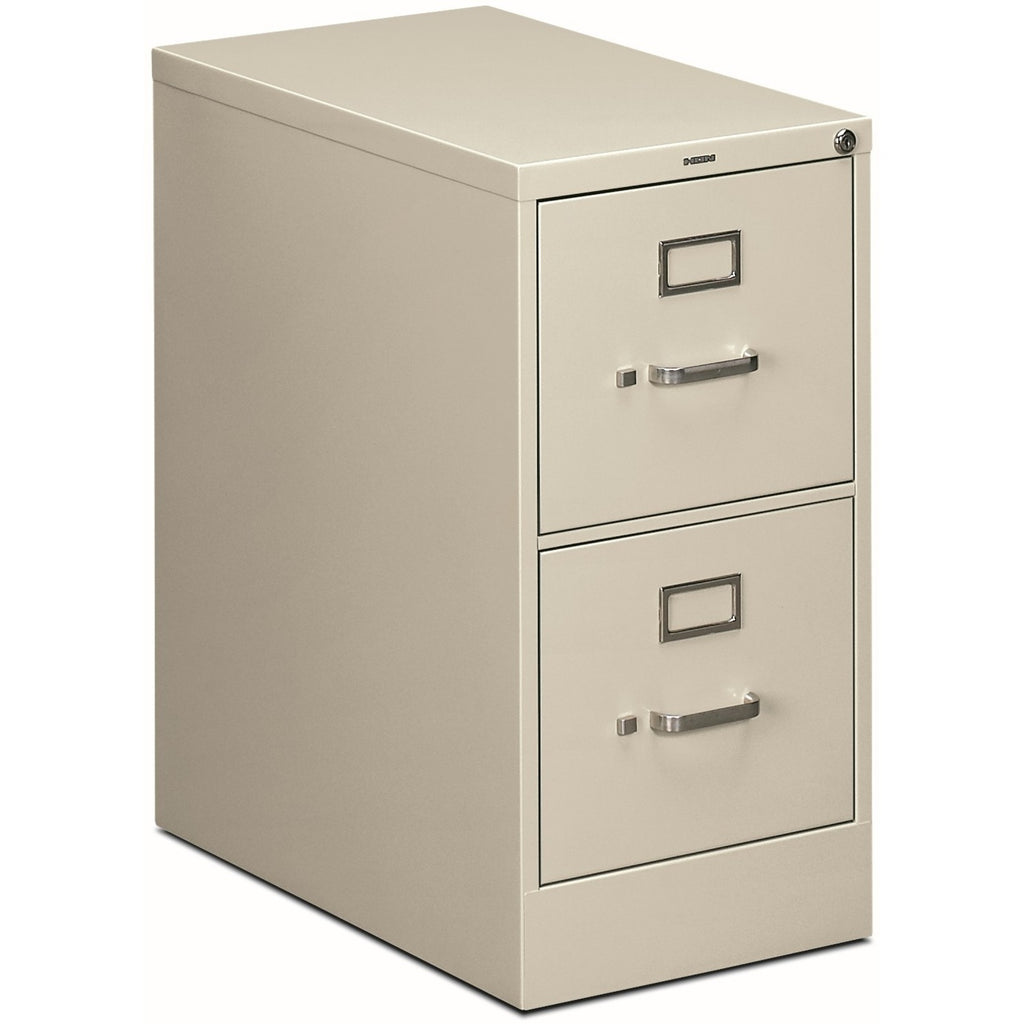510 Series Vertical File, 2 Letter-Size File Drawers, Light Gray, 15" x 25" x 29