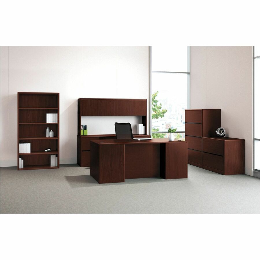 HON 10700 H10745R Pedestal Credenza - 72" x 24"29.5" - 2 x Box, File Drawer(s)Right Side - Waterfall Edge