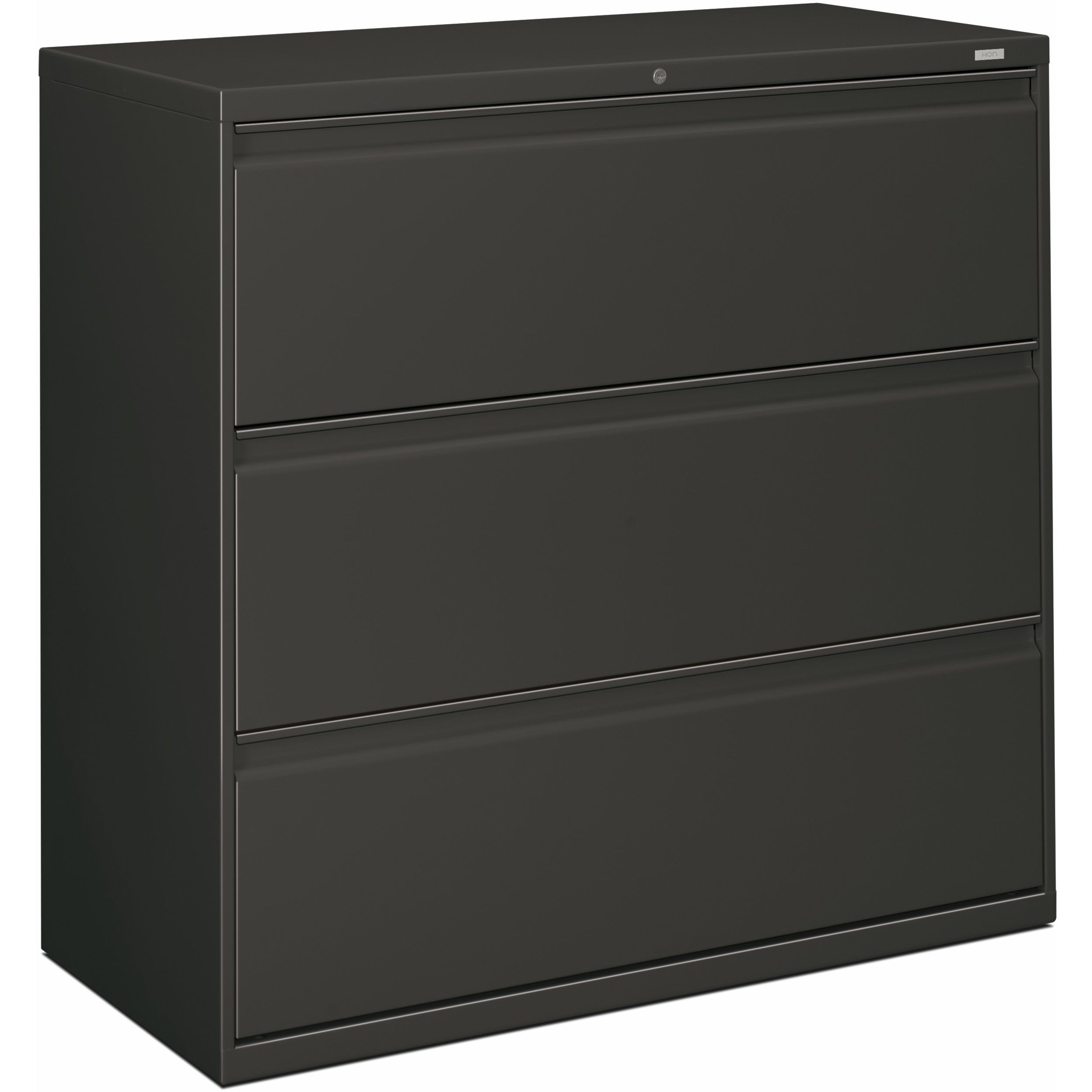 hon-brigade-800-h893-lateral-file-42-x-18409-3-drawers-finish-charcoal_hon893ls - 1
