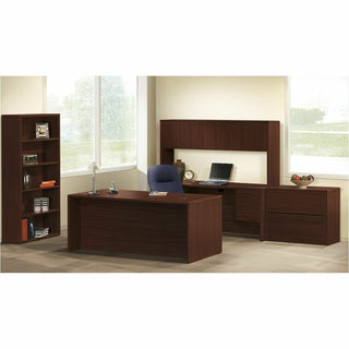 10500 Series Lateral File, 2 Legal/Letter-Size File Drawers, Mahogany, 36" x 20" x 29.5