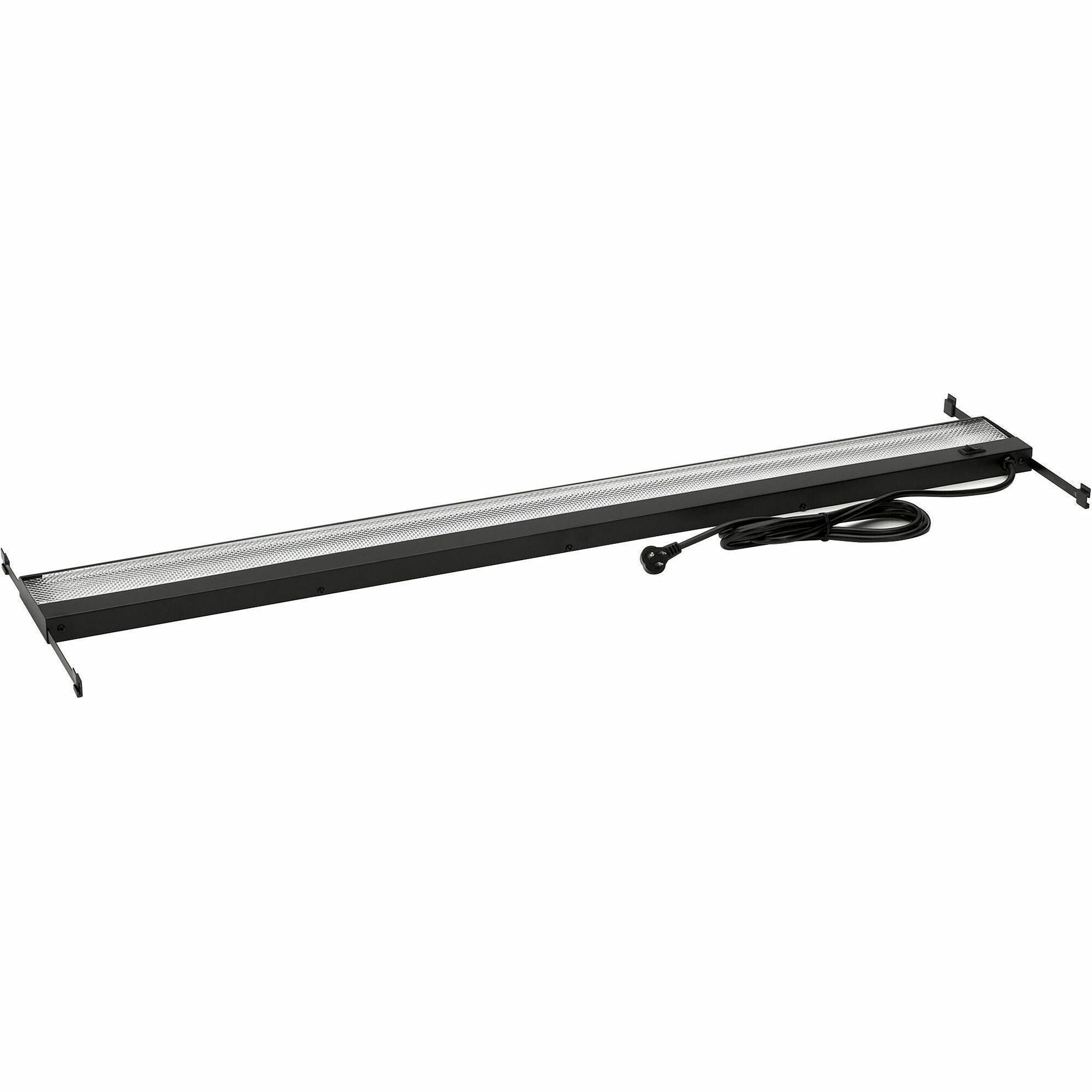 Task Light For Stack-On Storage Unit, 46.5w x 3.69d x 1.13h, Black