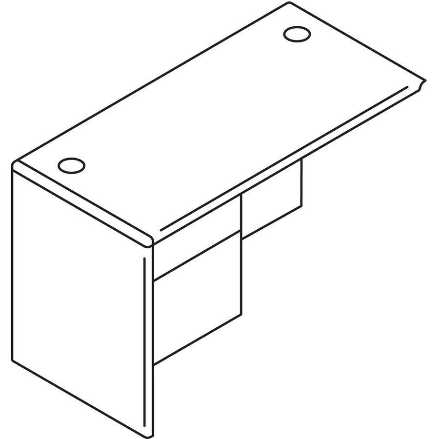 hon-10700-h10716l-return-48-x-24295-2-x-box-file-drawers-waterfall-edge_hon10716lnn - 2