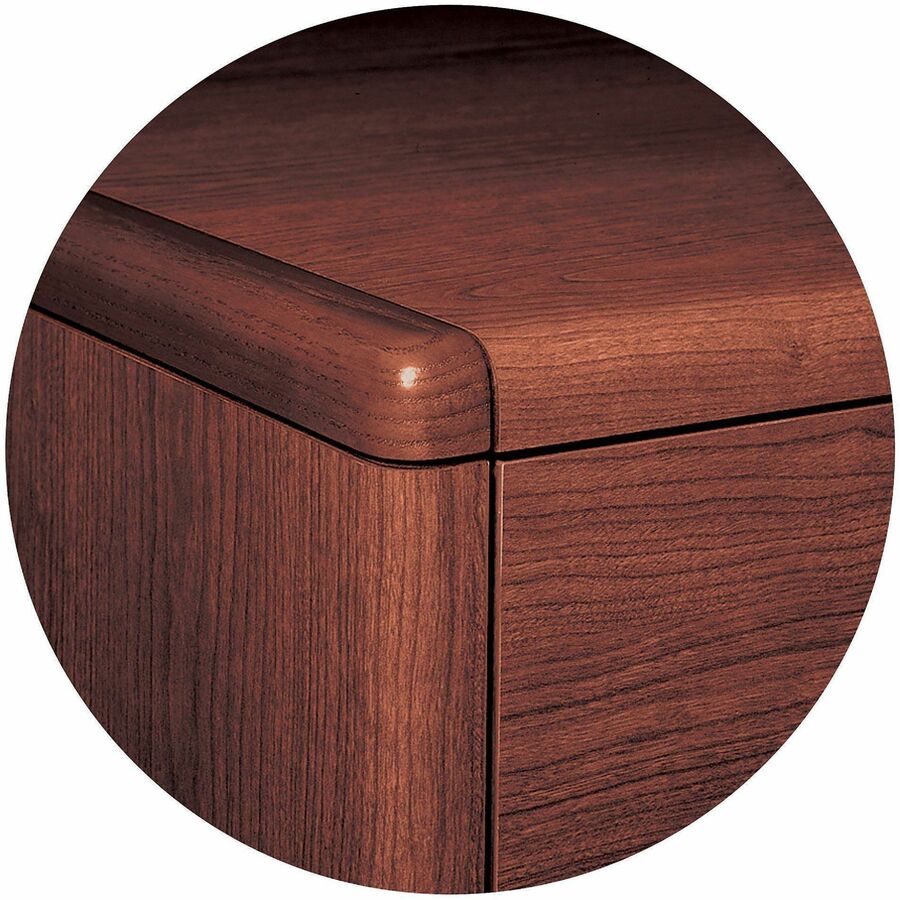 HON 10700 H107318 Hutch - 74.6" x 14.6"37.1" - Waterfall Edge - Finish: Mahogany