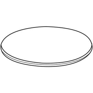 HON 10700 H107242 Tabletop - 42" - Waterfall Edge - Finish: Mahogany - 